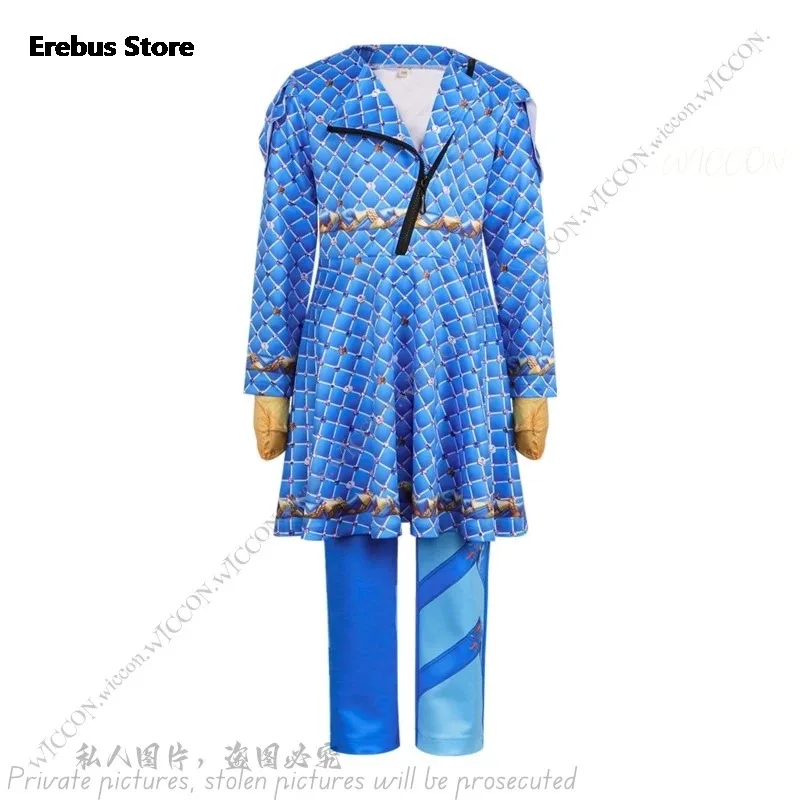 

COSda@Anime Descendantt Red Dress Performance Costume Movie Cosplay Costume Red Pink Blue Comic-Con Christmas Halloween Party Fa