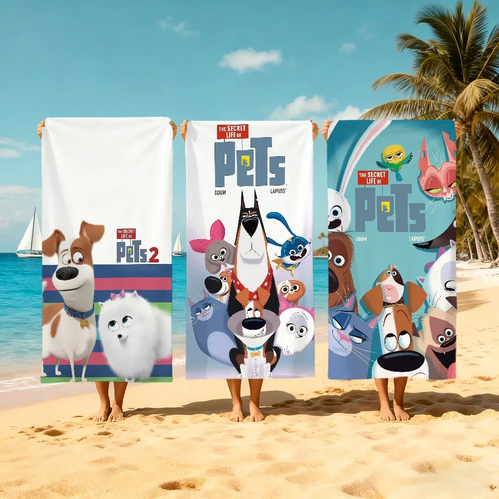 S-sECRET LIFE P-pETS Bath Towel Quick Dry Soft Lightweight Beach Pool Towel Super Absorbent For Travel Gym Shower Camping Sports