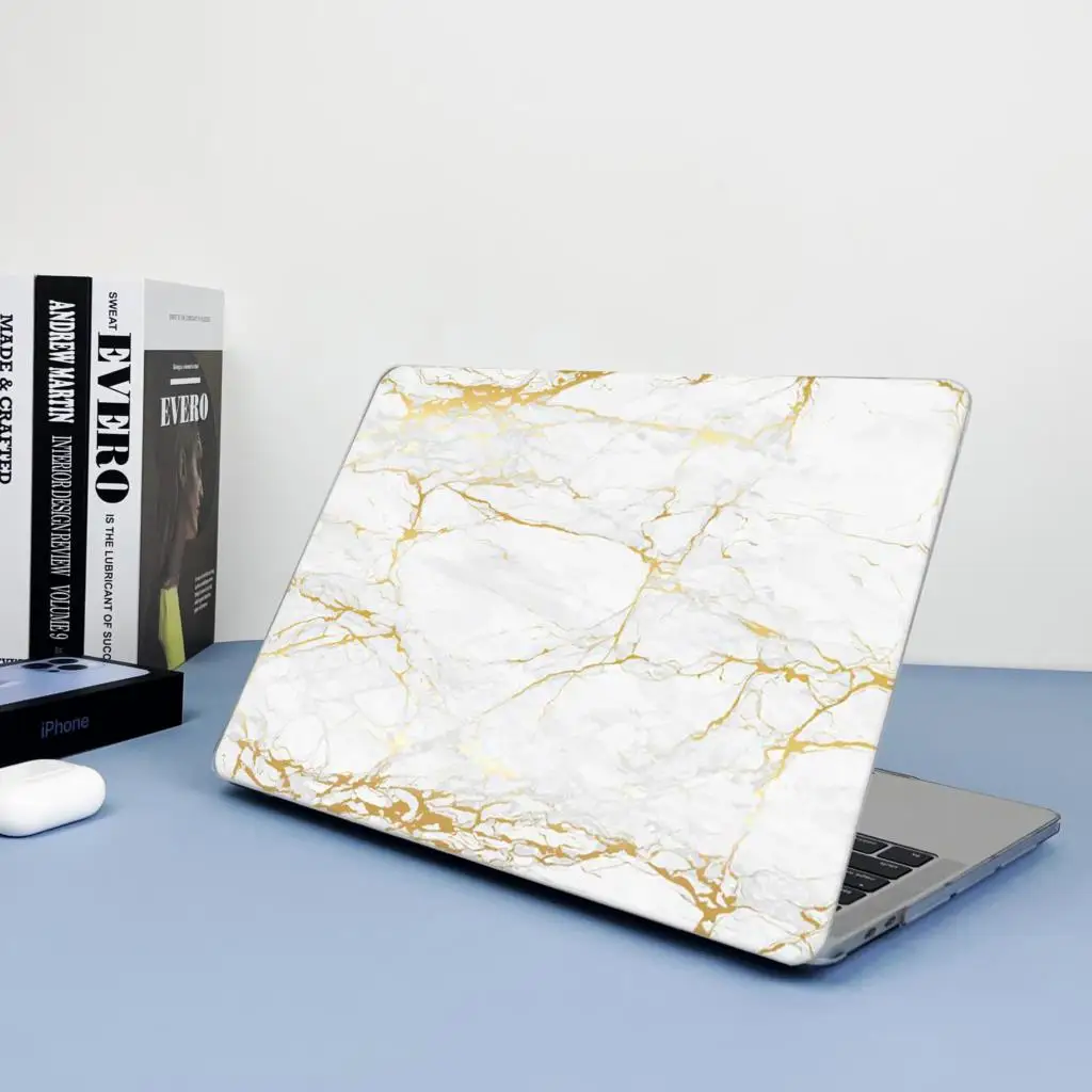 Marble skin Case For Microsoft Surface Laptop 3/4/5 13.5 15 12.4 inch Go 2 (2022 /2020 ) - Protective Snap On Hard Shell Cove