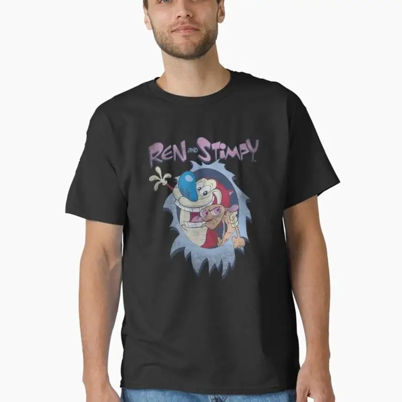 Ren And Stimpy Best Frenemies Title Poster Classic T-Shirt
