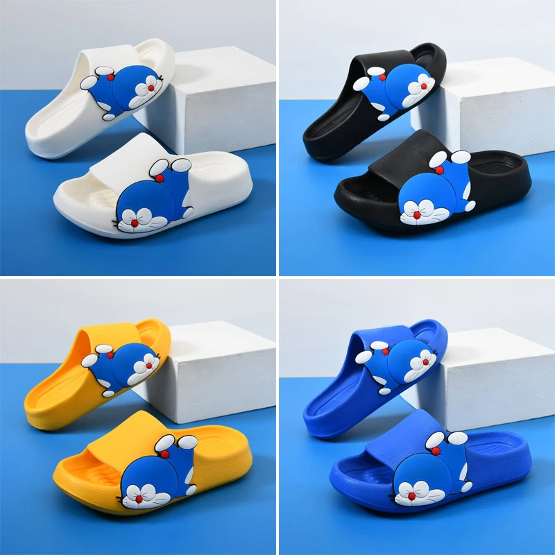 

Doraemon Children Slippers Anime Anime Bathroom Anti-slip Wear-resistant Sandals Cartoon Boy Girl Thick Bottom Home Slippers