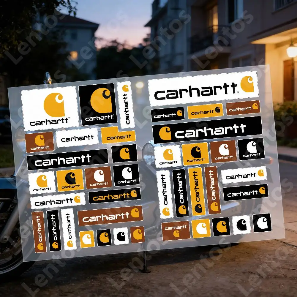 C-car-har-tt Reflective Motorcycle Stickers, 3M Safety Warning At Night In The Dark Scooter Helmets
