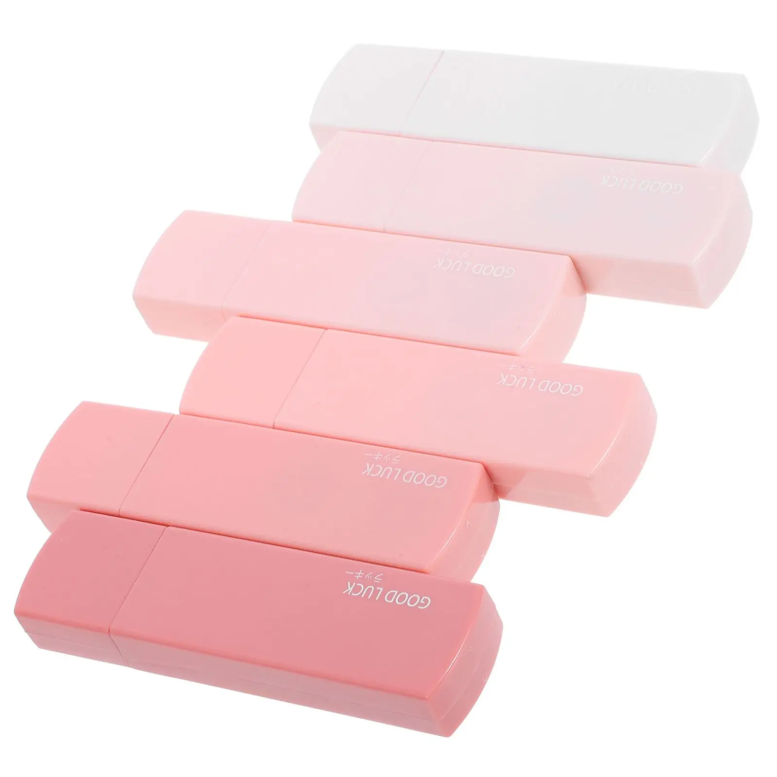 6pcs Correction Tape Large Capacity Rectangular Shape Reliable Adhesion School Supplies Students Stationary Write Out Adhesive