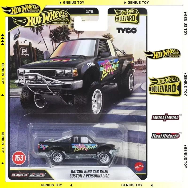 Hot Wheels 2026 Boulevard 1980 Datsun 720 King Cab Baja Custom 1:64 Diecast Alloy Metal Body Car Collectible for JDM Truck Fans