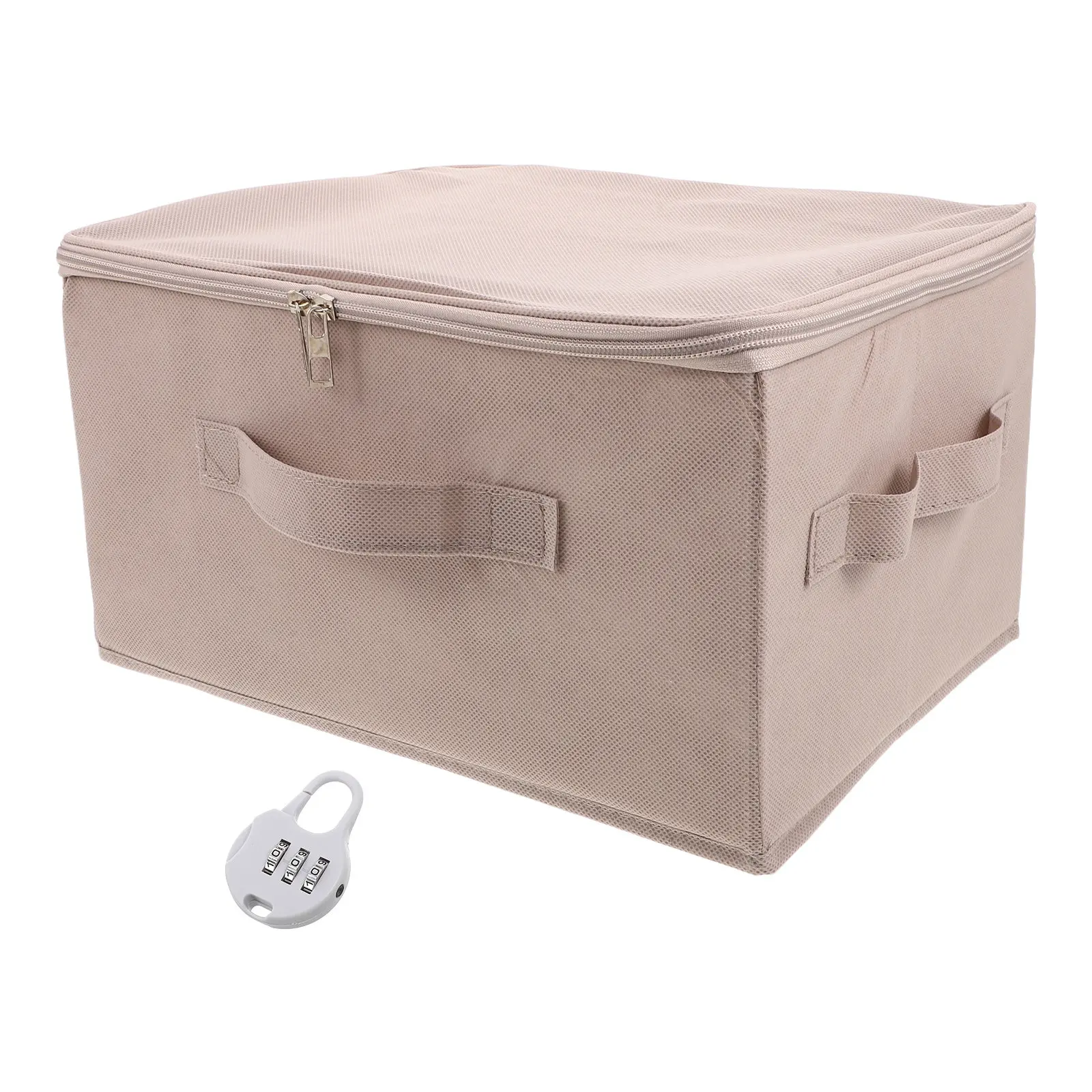 Discreet Lockable Storage Bag Private Storage Bag 12.6x9.45x7.1in Combination Lock Organizer Case for Clothes Closet Bedside
