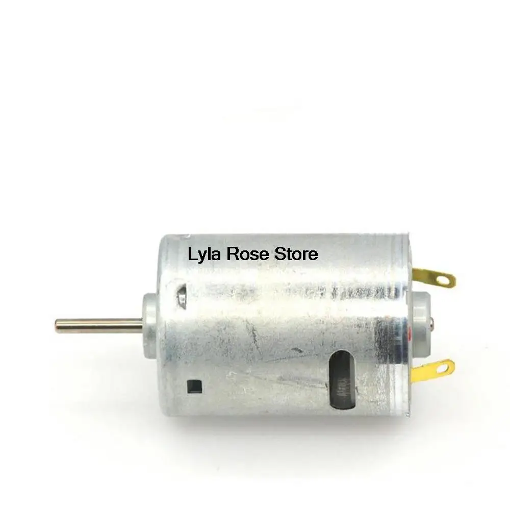 RS-385SD micro DC motor 12V 4560RPM 24V 9300RPM high speed motor 2.3mm shaft diameter