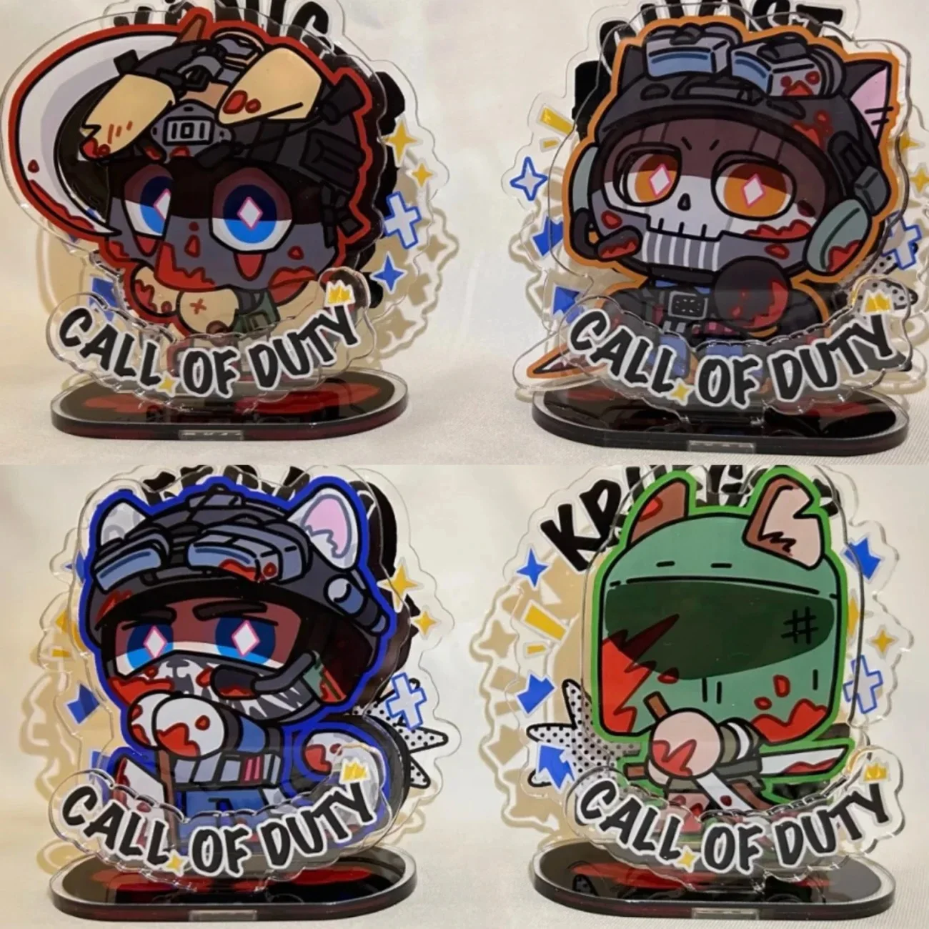 Игра Call of Duty, периферийные устройства для косплея, мини Q-версия, стоящее высококачественное акриловое украшение для рабочего стола, подарок просо