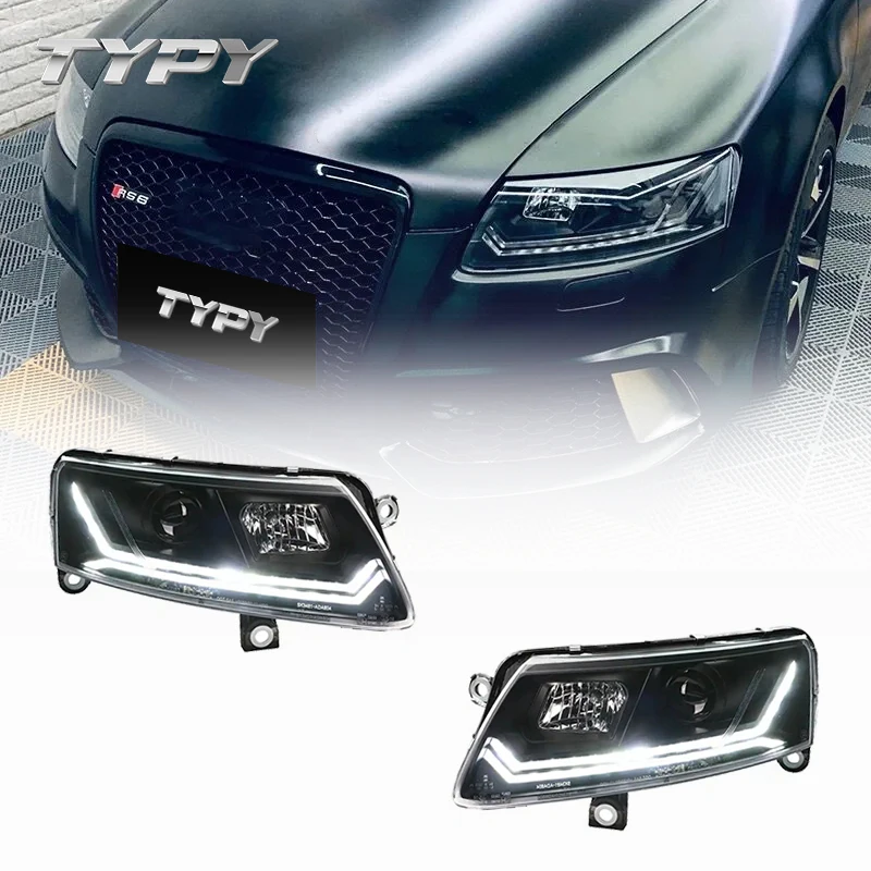 

Car Head Lamp Modified LED Headlights LED Daytime Running Lights Head Light For Audi A6L 2005-2012