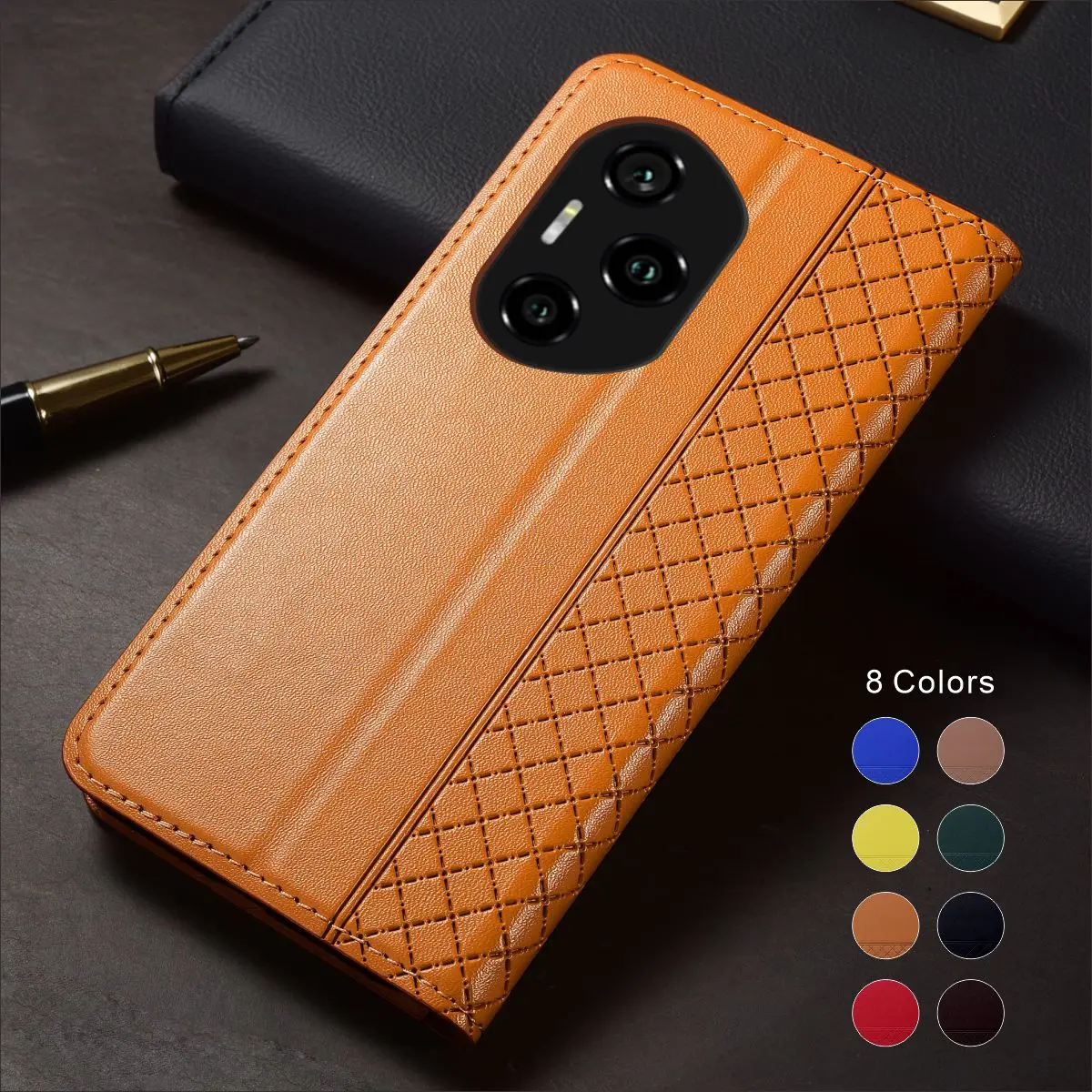 

Флип-чехол для телефона Honor 70 80 90 100 200 300 Pro Plus SE Lite GT Smart Ultra, держатель для карт, кожаный чехол для телефона