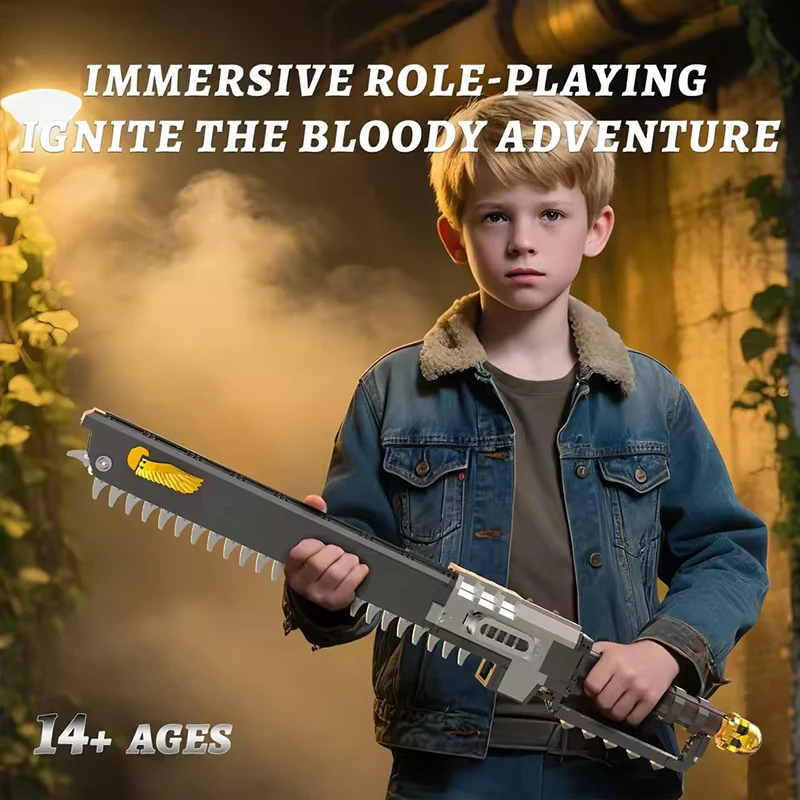 Display-worthy New Educational Fun Chainsword Xbert 66057 Blade Mechanical Game Building Blocks Brick DIY Toy Chrismas Gifts Kid