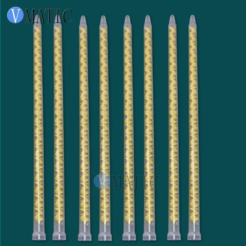 Free Shipping Resin Static Mixer MS13-36 Mixing Nozzles For Duo Pack Epoxies (Yellow Core)