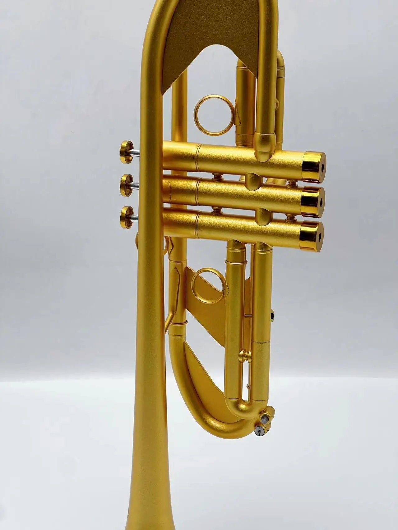 Weighted style gold-plated trumpet instrument frosted grained trumpet instrument jazz style instrument