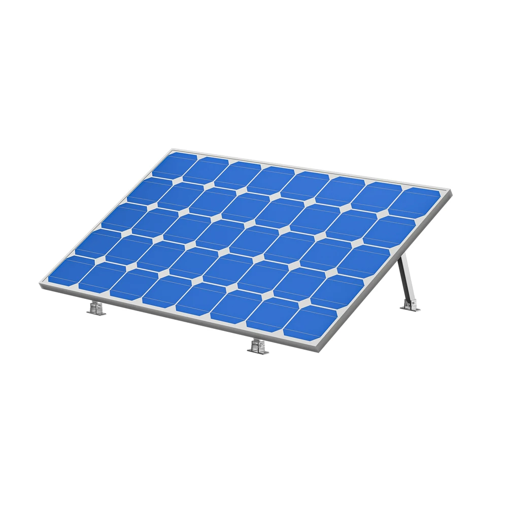 

Solar Panel Tilt Bracket Adjustable Solar Panel Mounting Bracket Aluminum Alloy Flat Roof Mount Holder 15-30 Degrees