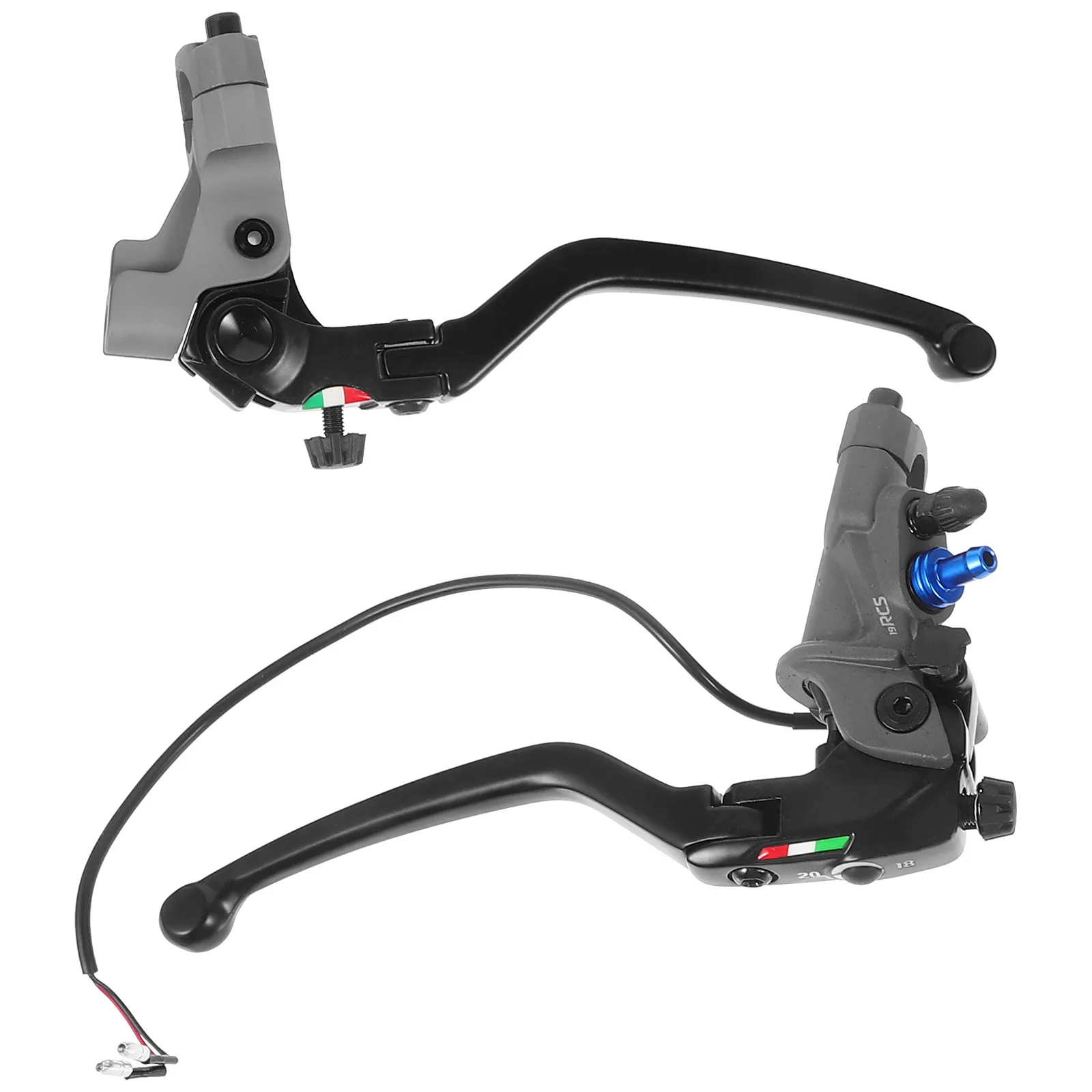 

1Pair Motorcycle Brake Lever Cnc Hydraulic Clutch Adjustable Left Right Hand Brake Pump Replacement Parts for Bikes Scooters