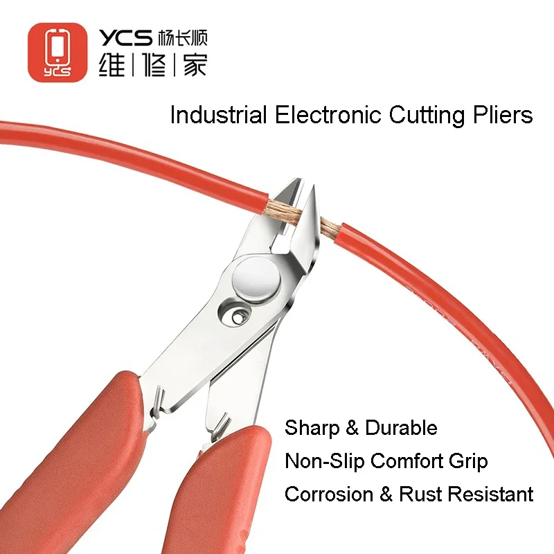 YCS 산업용 전자 펜치 휴대 전화 Edc 수리 쉴드 산업용 전자 와이어 철 와이어 절단 펜치