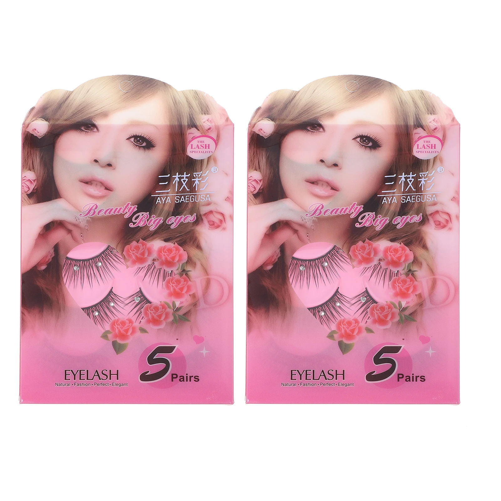 

10 Pairs False Eyelashes Rhinestone Enhanced Party Makeup Women Extension Lashes For Fashion Show Halloween Cosplay