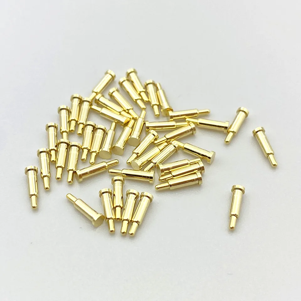 20/50/100 Piezas de Conector Pogo Pin SMT, Aguja de Contacto con Resorte para Batería, Sonda de Prueba PCB, 1.8 2 3 4 5 6 7 8 9 10 11 12mm 2