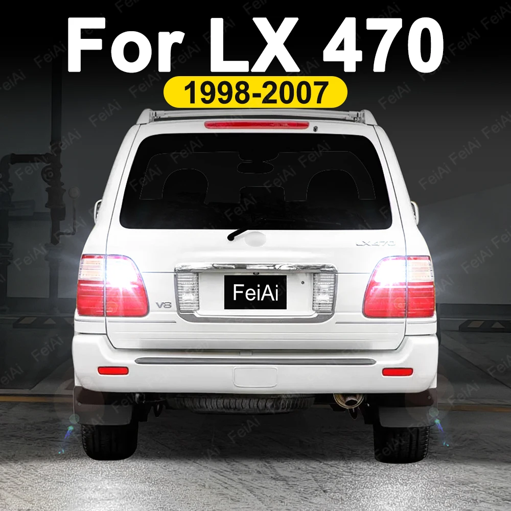 Luces LED de marcha atrás para Lexus LX470 LX 470 1998 1999 2000 2001 2002 2003 2004 2005 2006 2007 accesorios de sintonización luz de marcha atrás