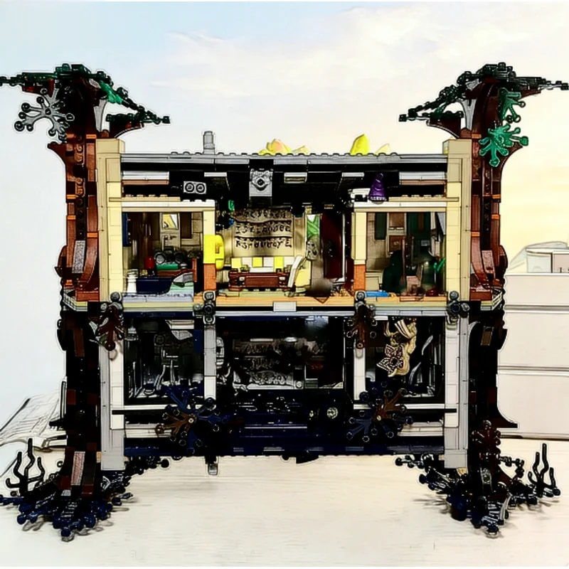 2026 New Good Sales Building Model Assembly Upside-down World Toys Building Blocks For Boys And Girls Birthday Christmas Gifts view 4