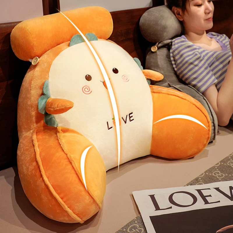 Pillow Plush Cartoon Anime Suitable for Bedside Cushion Soft Bag Bed Tatami Large Cushion DormitoryGirl Waist Pad Profiled Large