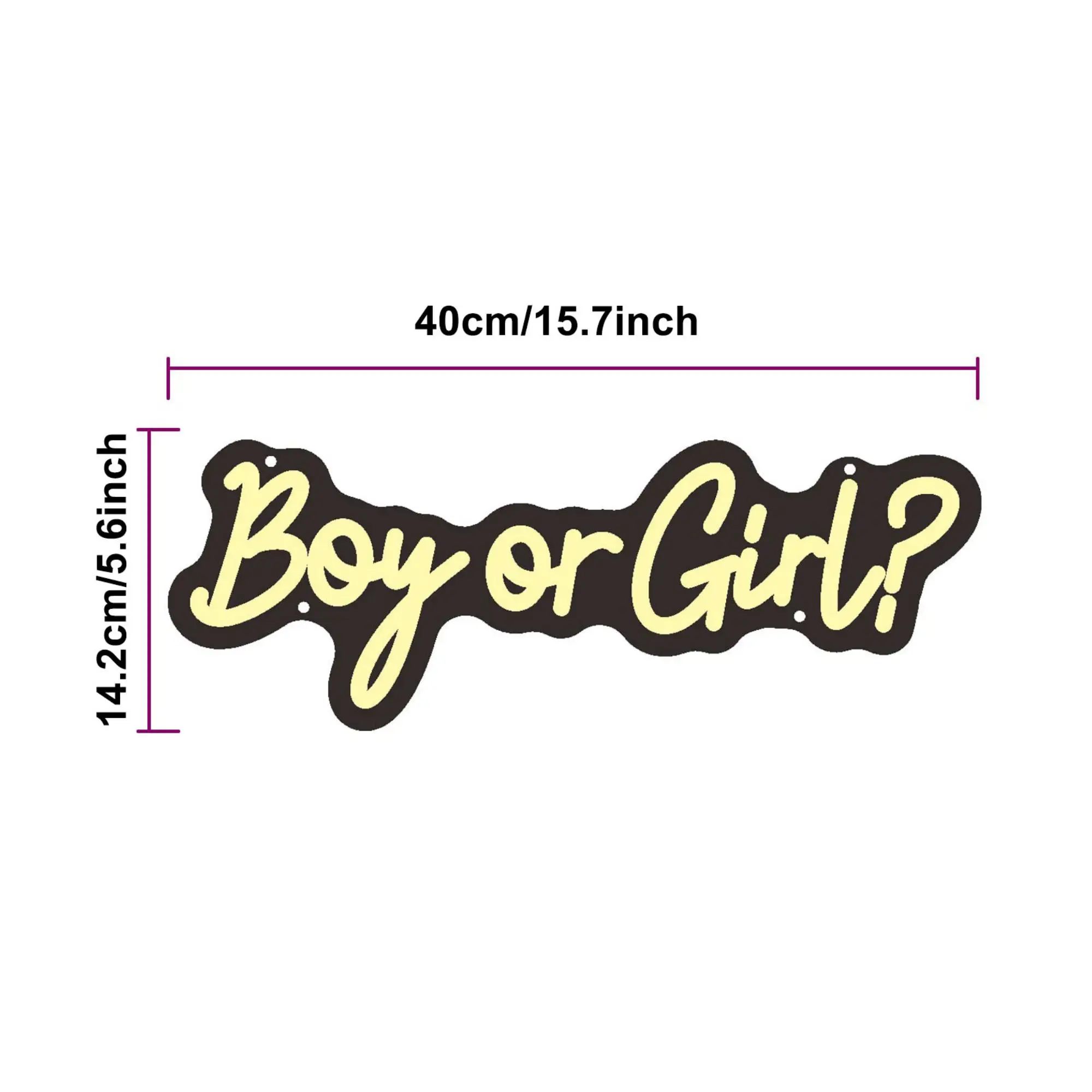 Insegna al Neon per ragazzo o ragazza per la decorazione della parete, grande insegna a luce al Neon a LED dimmerabile USB per Baby Shower, decorazione della stanza delle feste di rivelazione di genere