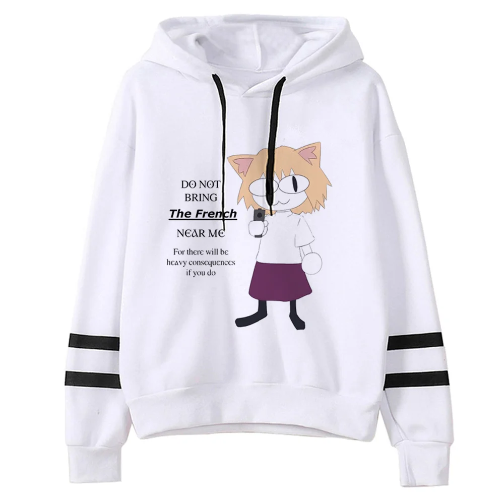 Neco Arc hoodies women sweat y2k japanese harajuku Winter  sweater sweatshirts women long sleeve top Hooded Shirt