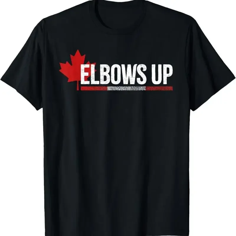 Elbows Up Canada Flag Free Proud Canadian North Strong Unisex T Shirt