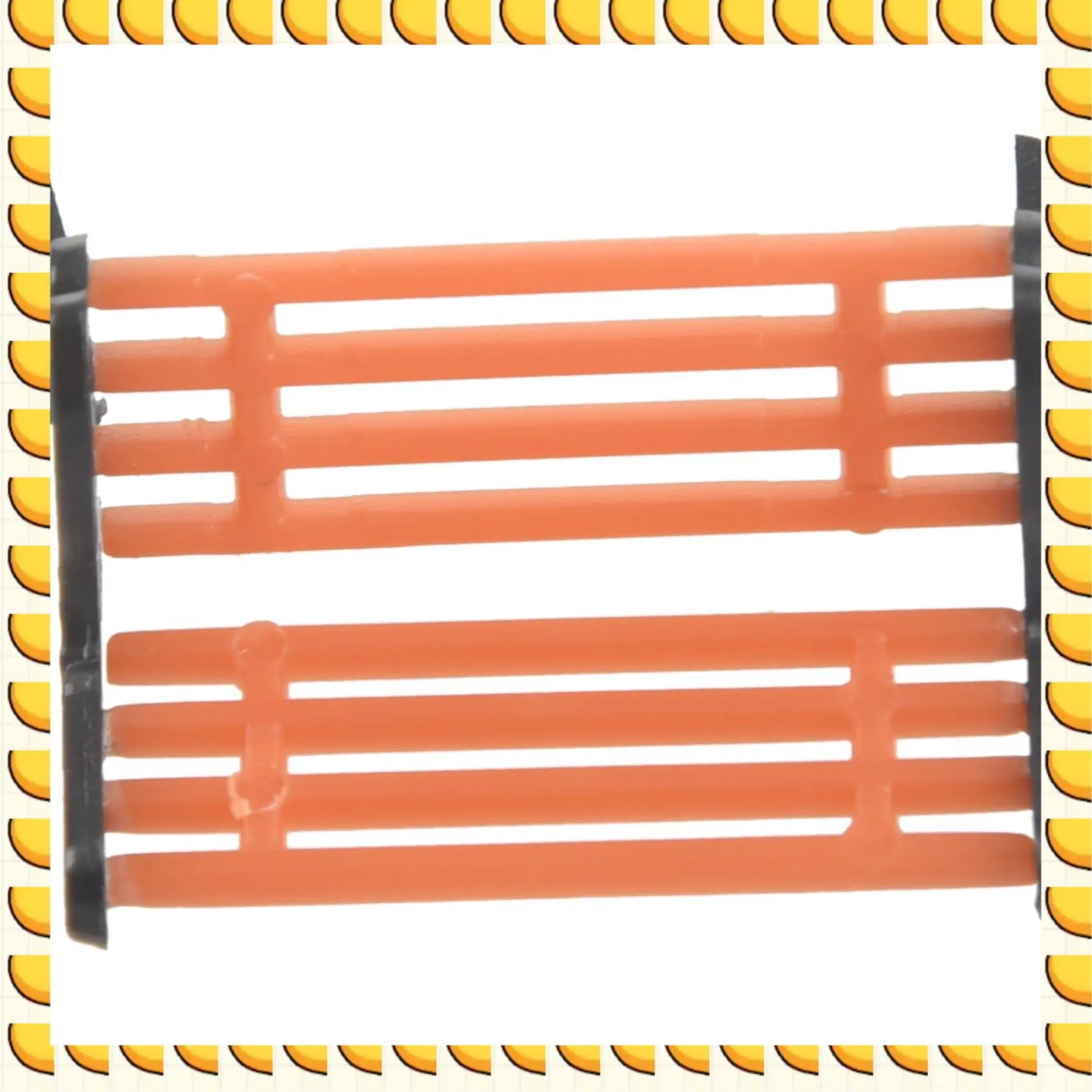 

BAAU 15Pcs Plastic Model Park Bench Model Landscape 1:50 With Black Arm