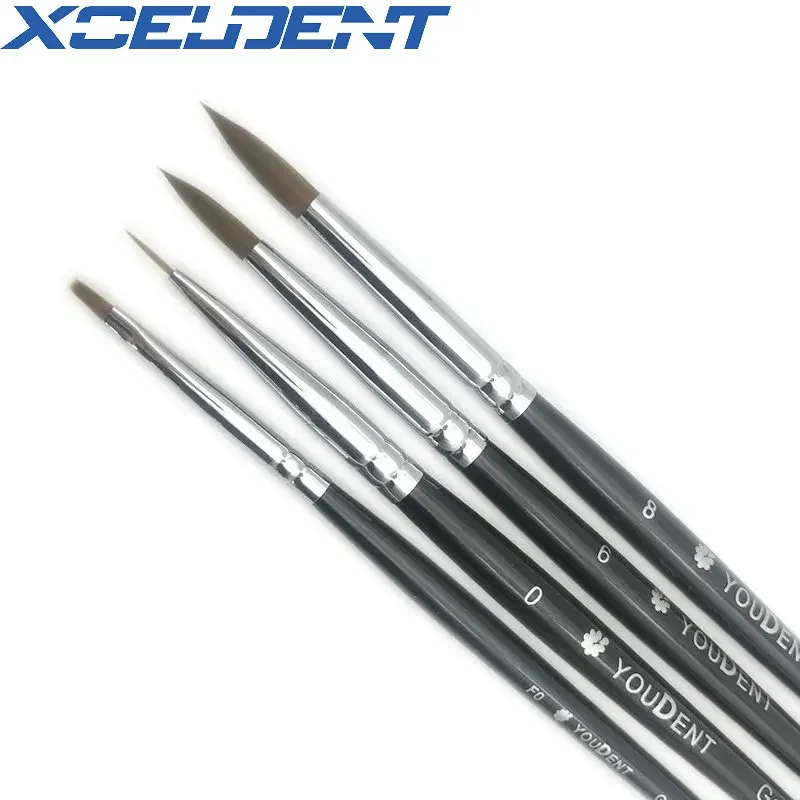 4pcs Dental Porcelain Brush Pen Dental Technician Tools Lab Supplies Detist Tools