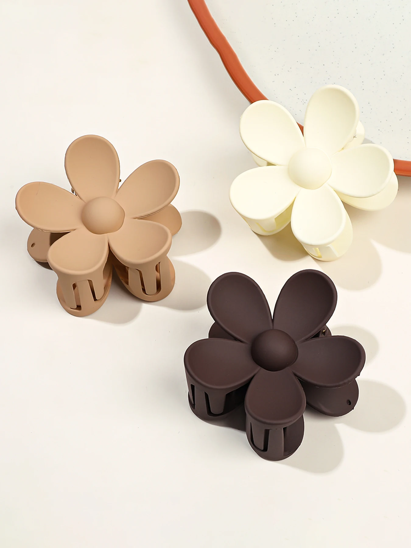 Sweet Flower Scrunchie Hair Clip image 3