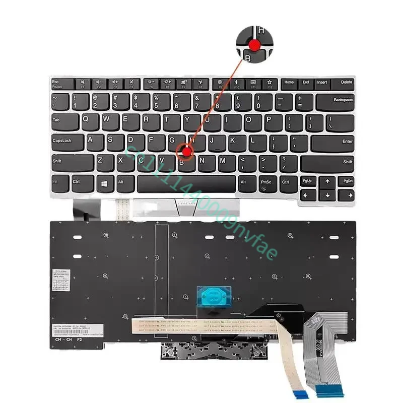US Keyboard With backlight FOR Lenovo Thinkpad E480 E485 L480 L380 T490 E490 E495 L490 T495 yoga L390 T480S P43S 01YP360 0.3