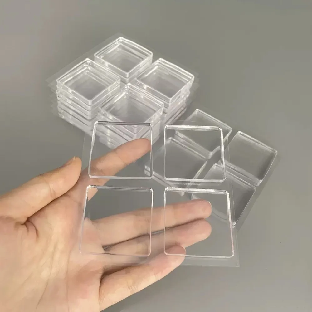 4pcs Anti Vibration Furniture Leg Slider Pads Silicone Self-Adhesive Non-Slip Mat Table Sofa Transparent Floor Protector