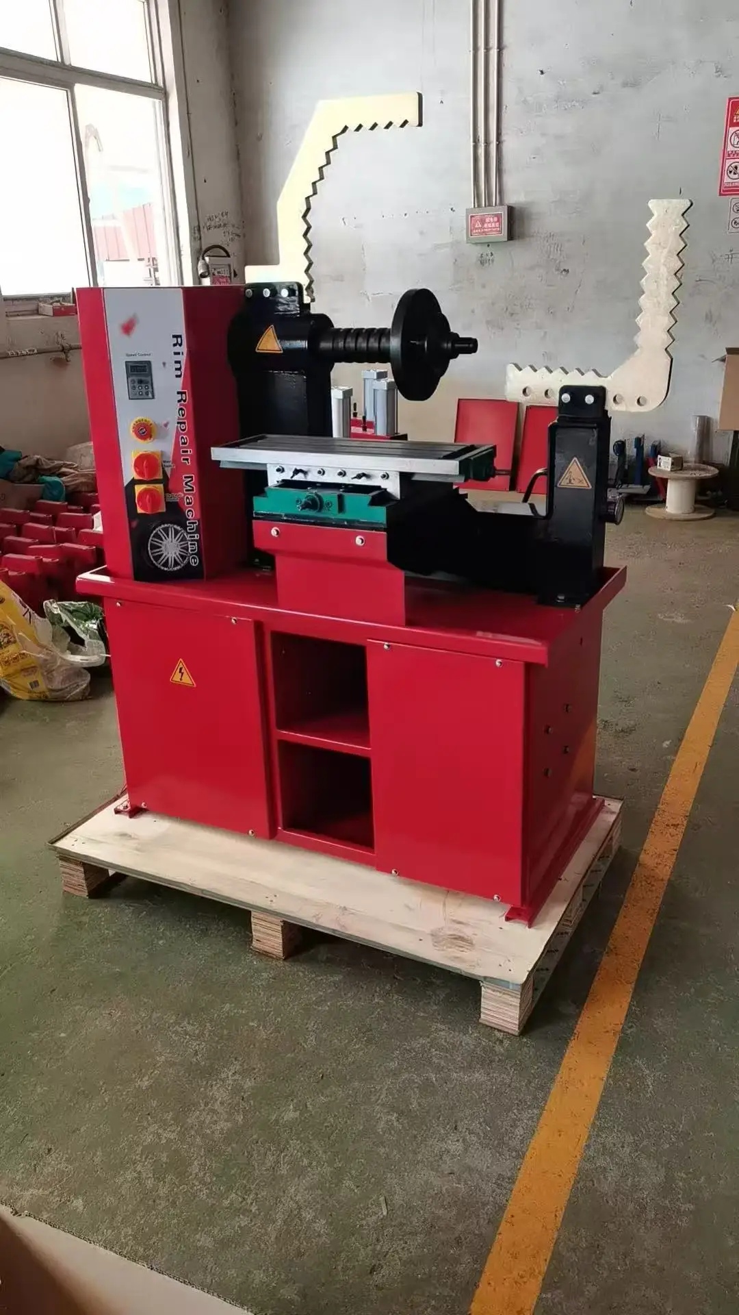 آلة استقامة الحواف عالية الجودة آلة إصلاح عجلة إصلاح حافة السيارة وعجلة الدراجة النارية #6