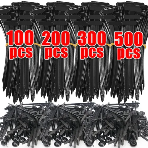 Hebilla de brida para cables Universal de nailon, soporte de brida con cremallera de nailon autoblocante de alta resistencia, sujetadores resistentes a los rayos UV para reparación de maletero de guardabarros de coche