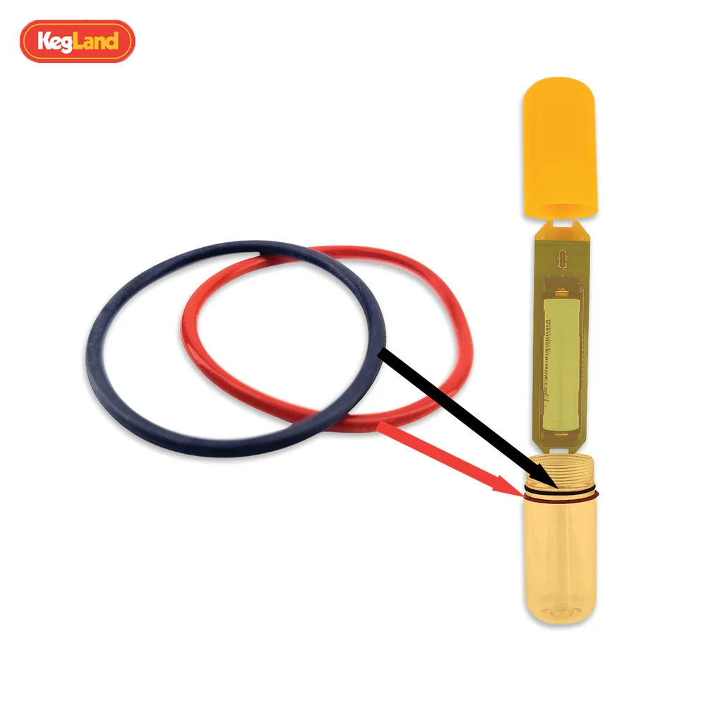 KegLand سيليكون/EPDM O-حلقة الختم أطقم حشية حمراء سوداء لتخمير حبوب البيرة المنزلية RAPT #1
