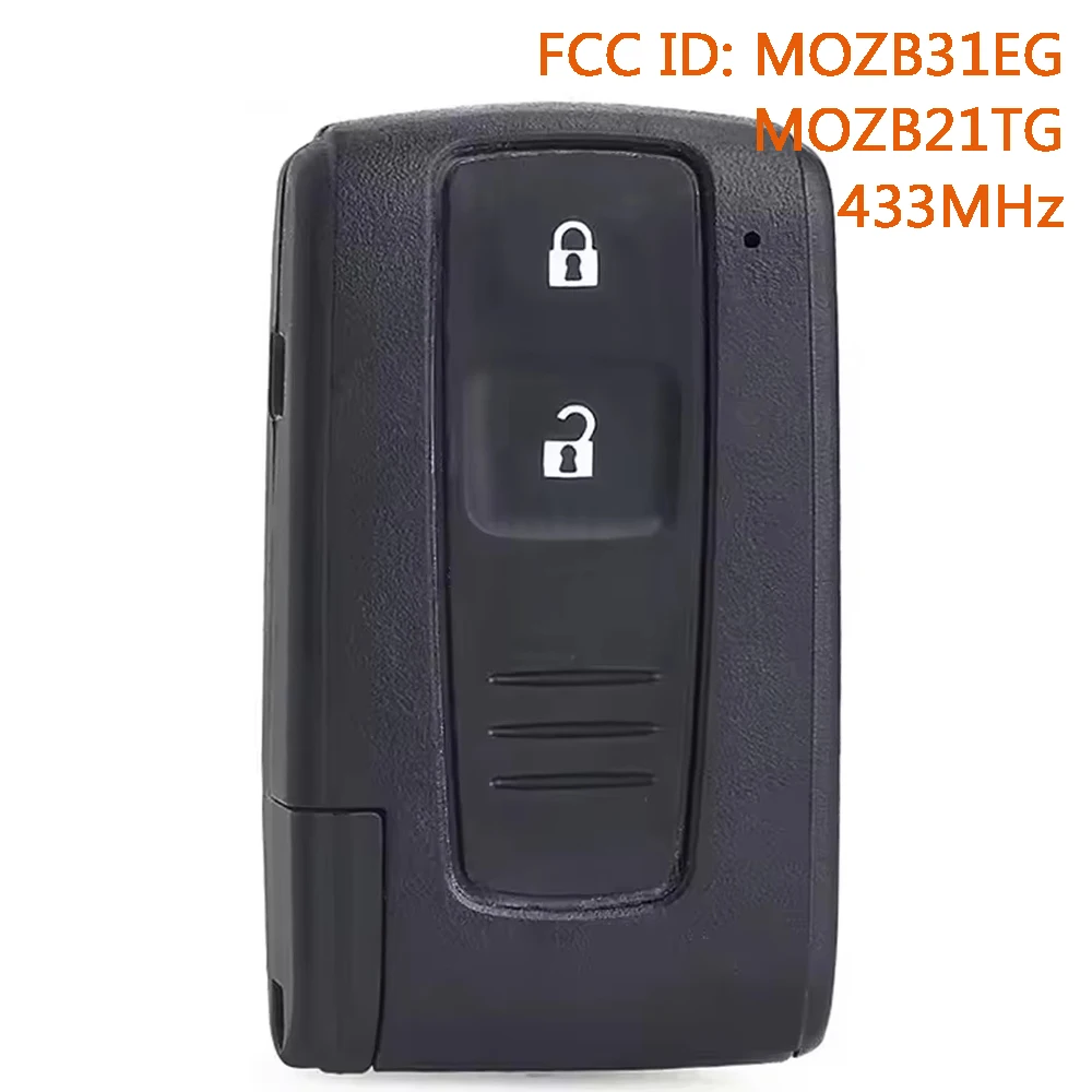 

KEYECU 433MHz MOZB31EG Smart Keyless MOZB21TG non Keyless Remote Car Key Fob for Toyota Prius 2004 2005 2006 2007 2008 2009