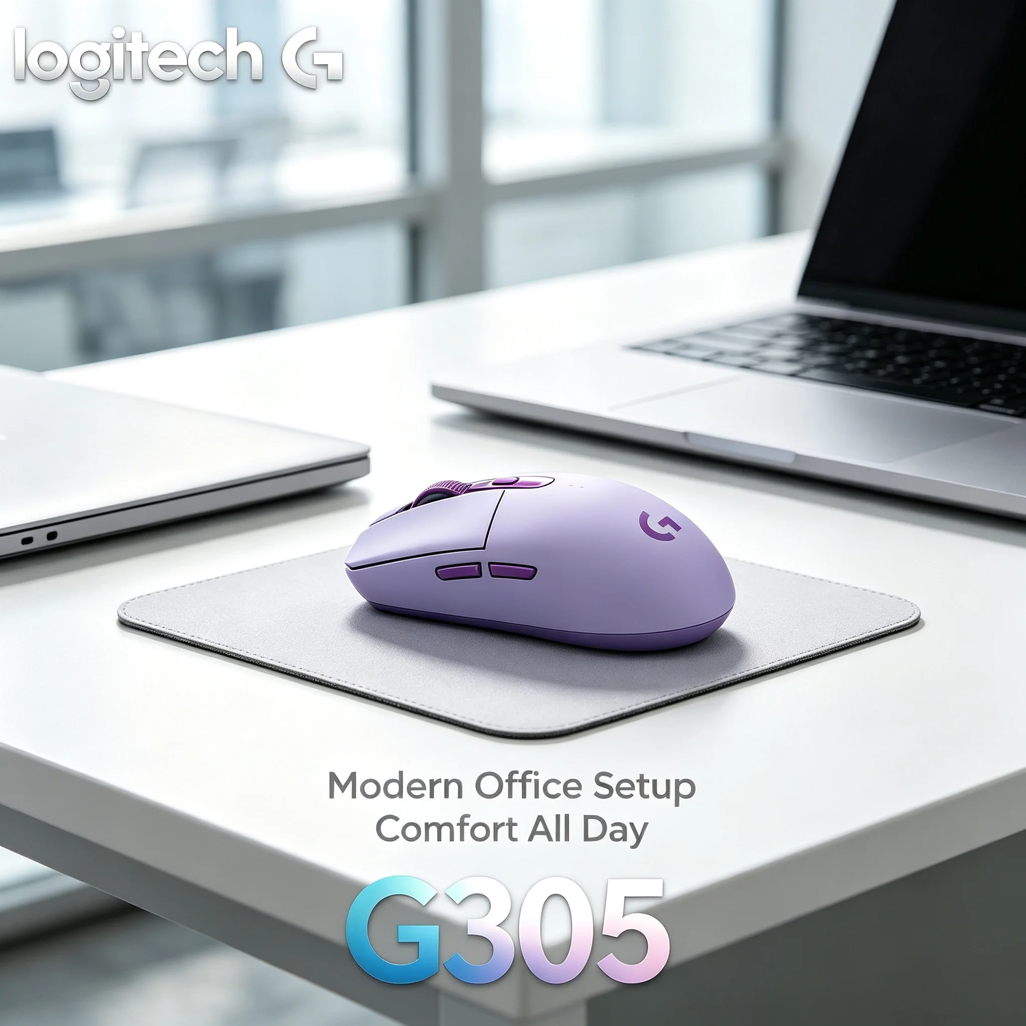 Logitech G305 Wireless Gaming Mouse 2.4G Wireless Connection High Precision Sensor For E-sports Gaming And Home Office