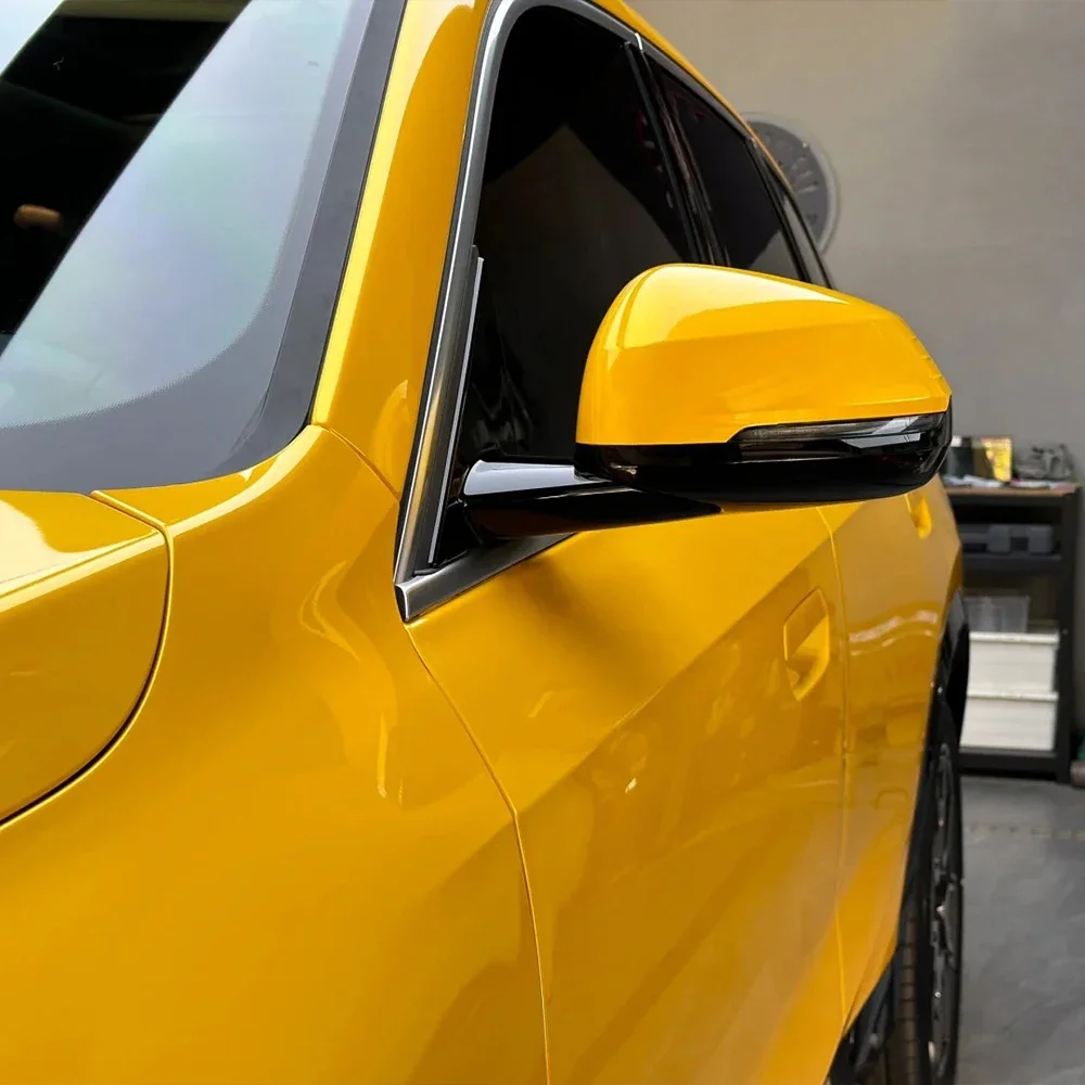 

Car Vinyl Film PET Metal Paint Yellow Auto Wrapping Decal Air Release Waterproof Motorcycle Car Body Exterior Decoration Film