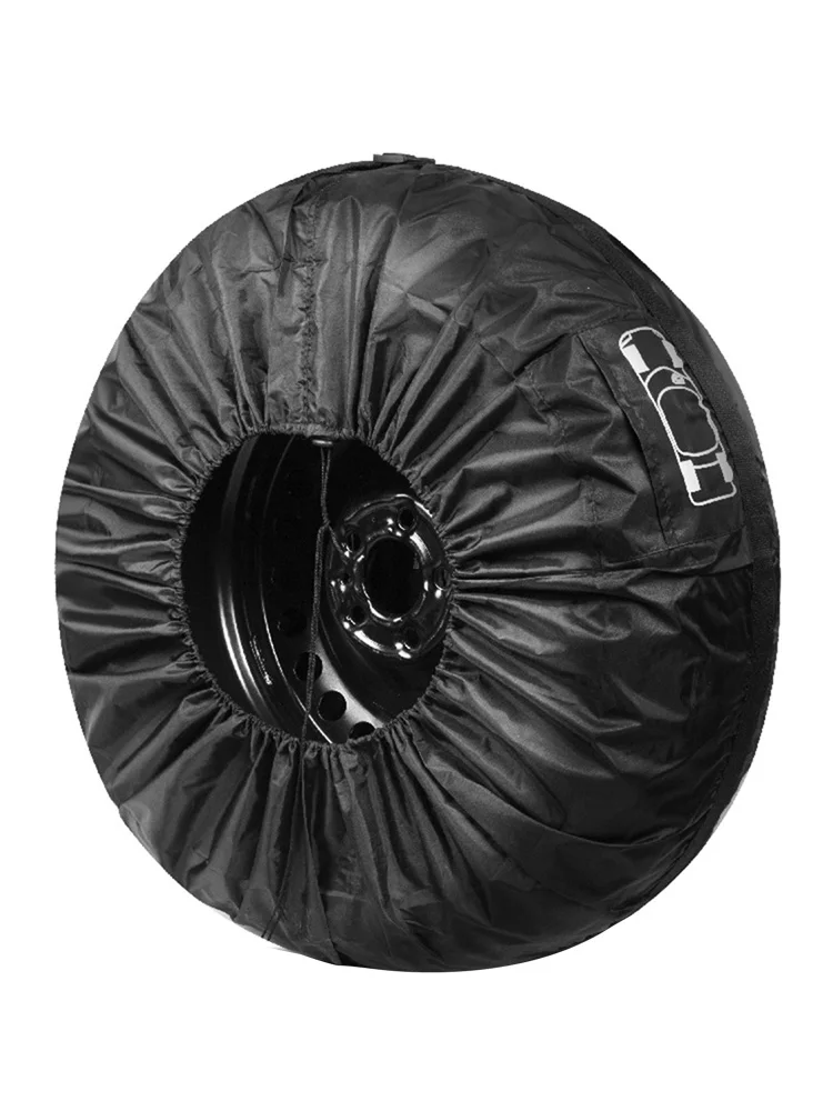 Car Spare Tire Cover Case Polyester Auto Wheel Tire Storage Bags Vehicle Tyre Accessories Dust-proof Protector Styling