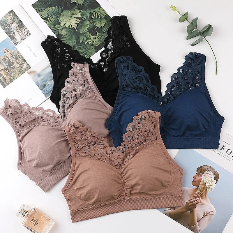 

[100000 pieces sold per month]Seamless lace gathers the beautiful back of Maple Heart, breathable and fashionable lingerie for