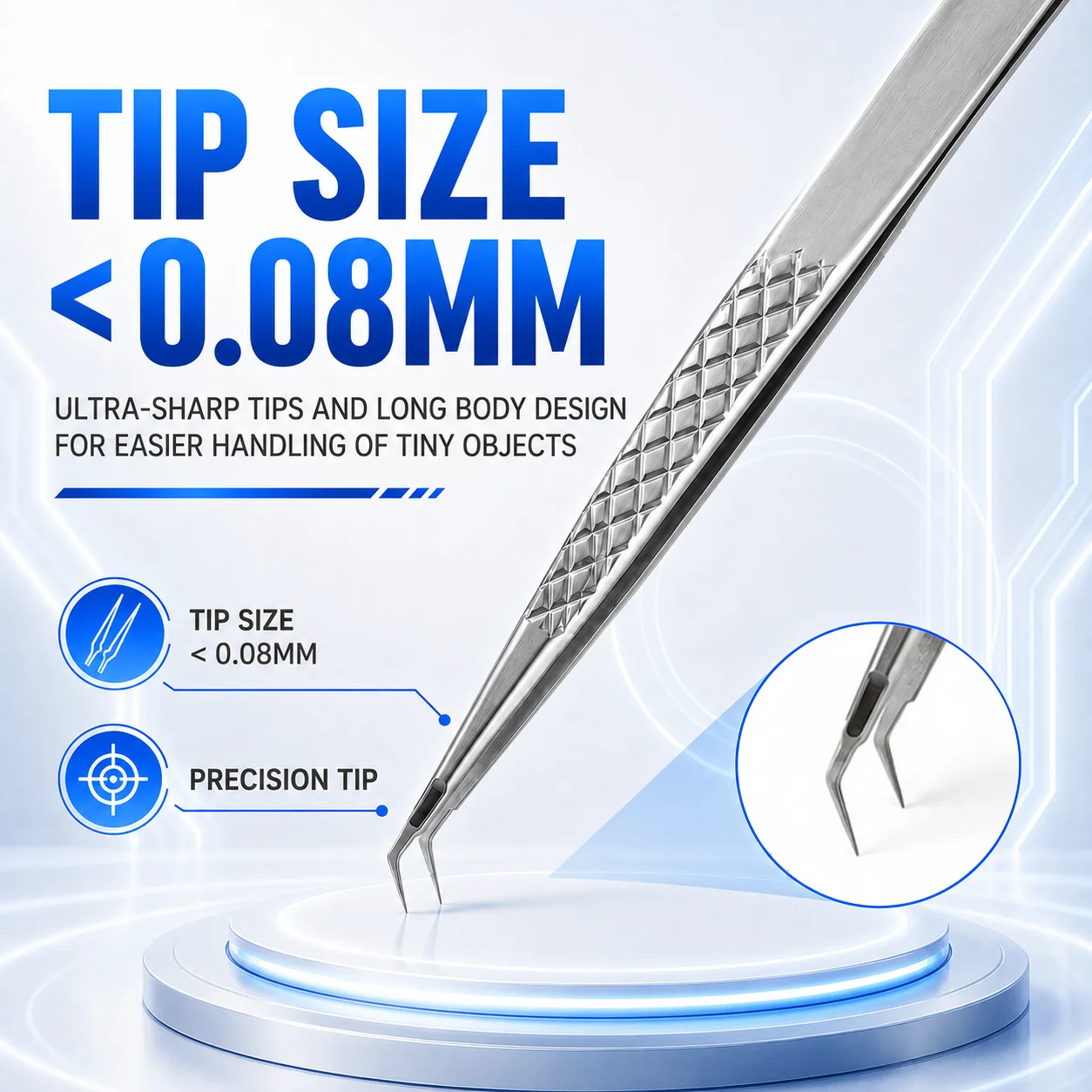 Набор высокоточных пинцетов BR – обзор и цена Smd Tweezer Set