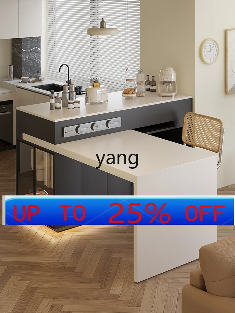 LMM  Dining Table for Home Use, Extendable, Rotatable, and Movable for Kitchen