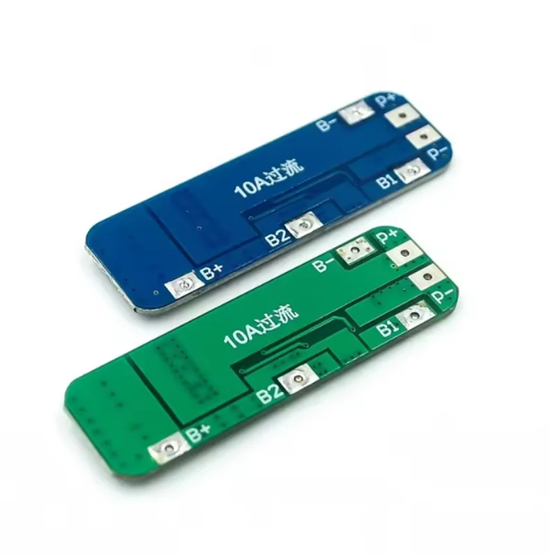 3S 12V 18650 10A BMS Charger Li-ion Lithium Battery Protection Board Circuit Board 10.8V 11.1V 12.6V Electric blue battery