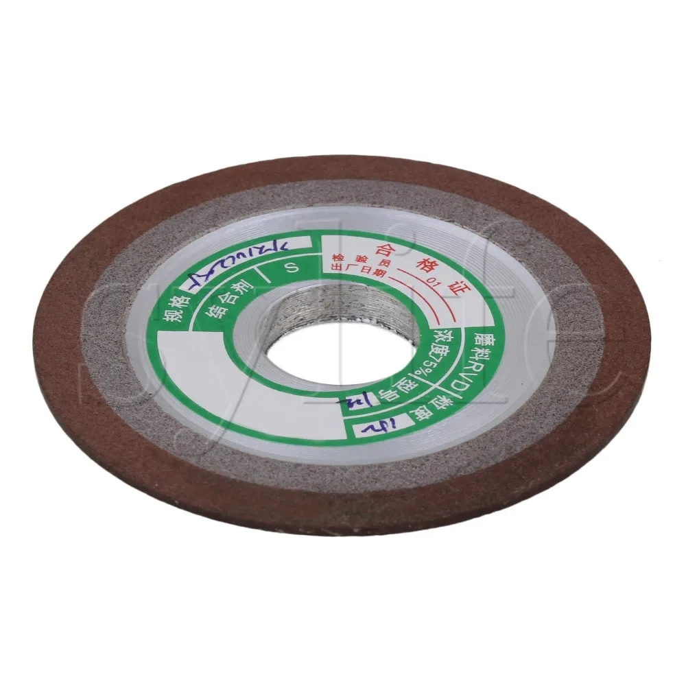 75x8x20mm Diamond One Side Tapered Grinding Wheel #150 Grit Silver Brown