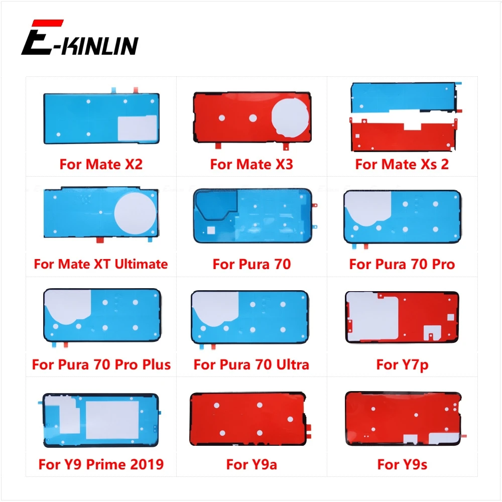 Housing Back Cover Sticker Adhesive Glue TapeFor HuaWei Mate X2 X3 Xs 2 XT Ultimate Pura 70 Pro Plus Ultra Y7p Y9 Prime Y9a Y9s