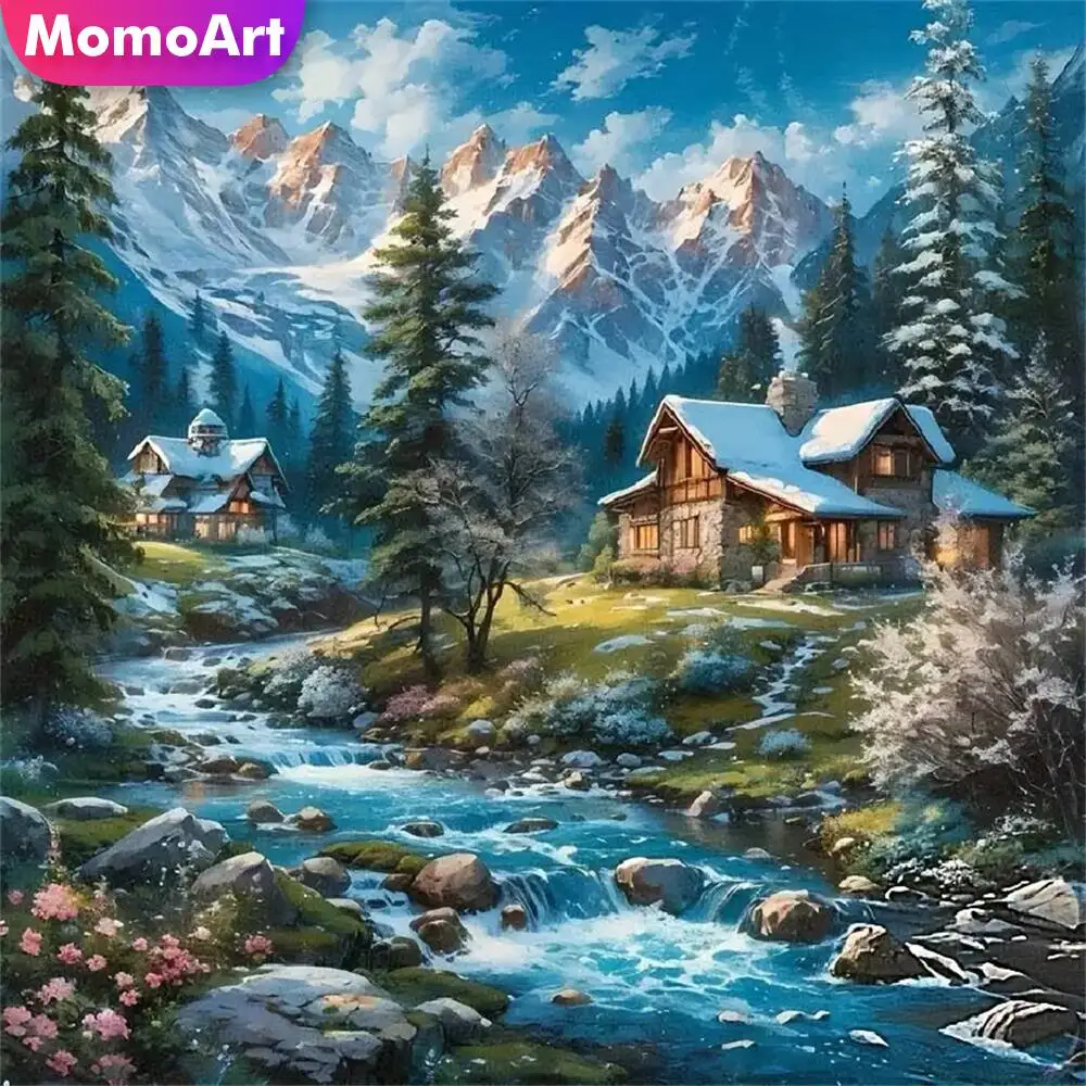 Momoart Bär Diamant Mosaik Tier voller Runde Diamant Malerei Mond Stickerei neue Ankunft handgemachte Hobby