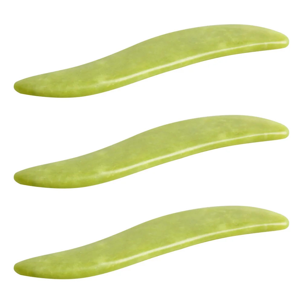 3 個のカシャマッサージボードスクレイピングツールスムーズエッジフェイスボディマッサージャーリンパデトックススクレイピングプレート耐久性