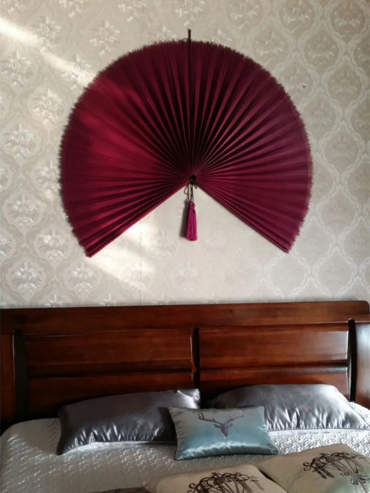 

Handmade Plant Vine Fan Wall Hanging Decorative Artisan Home Decorations Chinese Sle Wall Art Home Accories