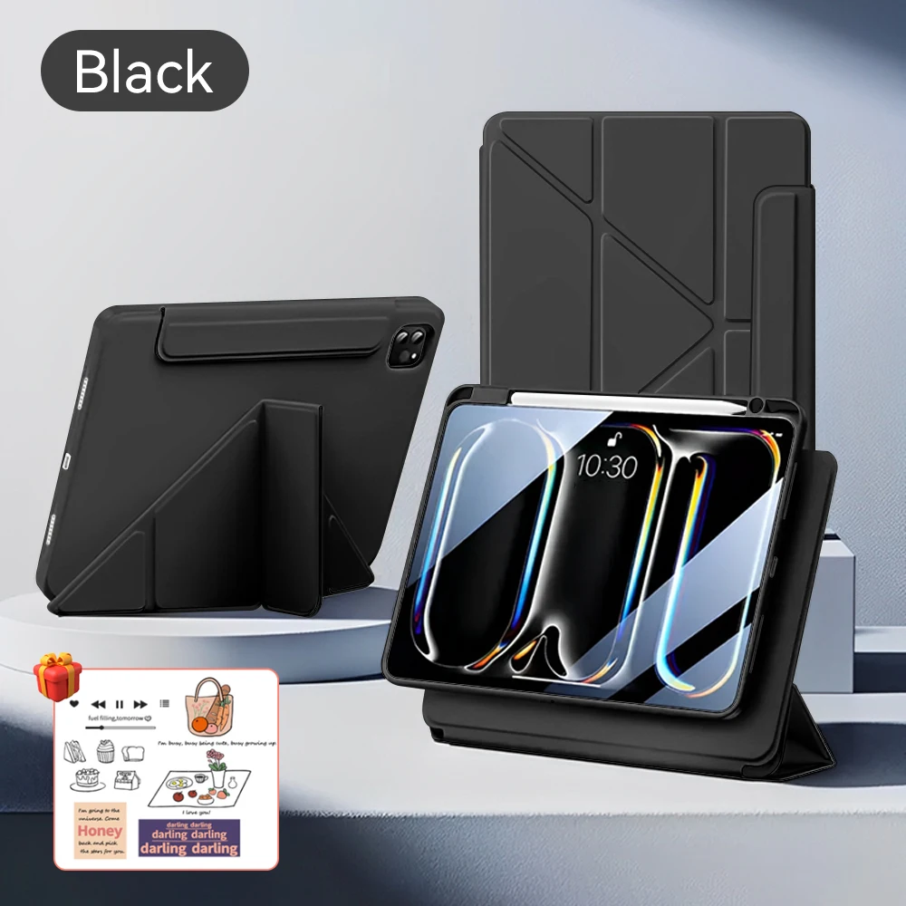 Voor iPad Magnetische Case voor IPad 11e A16 Pro Air 13 11 M3 M2 M4 Funda Cover Voor iPad 2025 12.9'9 8 7 6 5 4 10 Th Mini 7 6 Case