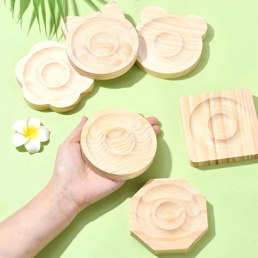 Wooden Bracelet Jewelry Display Tray Bead Organizer Making Bracelet Ring Holder Tray Ring Earring Display Jewelry Storage Prop